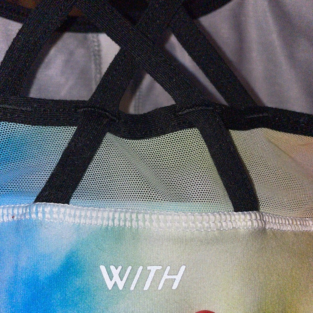 Peloton x With ‘Lead with Love’ Sports Bra Size Small - Picture 4 of 4